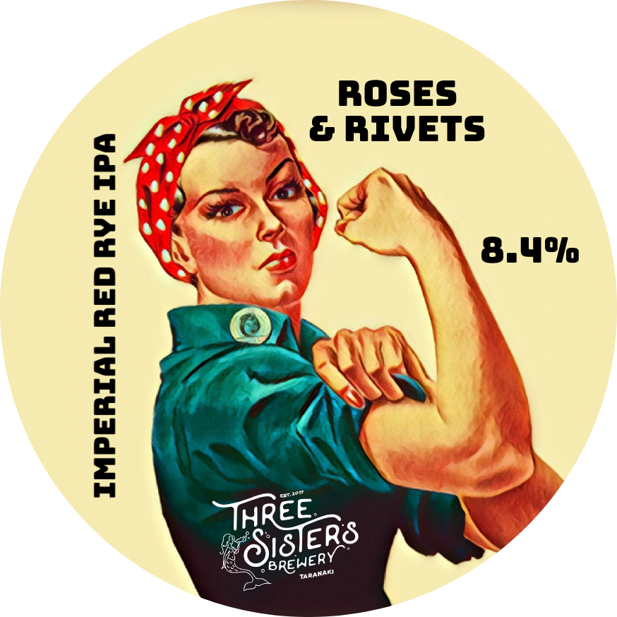 Three sisters roses rivets
