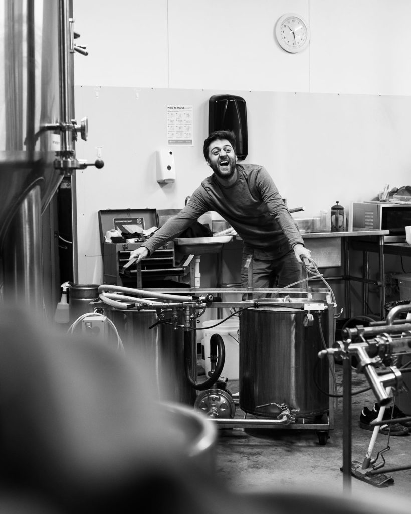 Oli Boyes of Ground Up Brewing